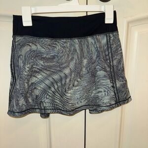 lululemon athletica Swirl Pattern Mini Skirt